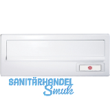 Frontplatte kombinierbar, eckig, 300 x 110 mm, Edelstahl