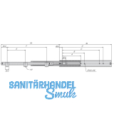 ACCURIDE 5517 Kugelkfigfhrung - berauszug, L 650 mm Stahl chromatiert