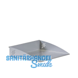 A4 Einhngeablage Quatro B 300 x H 62 x T 230 mm, Stahl silber pulverbeschichtet