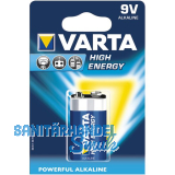VARTA Batterie High-Energy 6LR61 9V (1 St)
