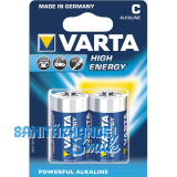 VARTA Batterie High-Energy LR14/C 1.5V (2 St)