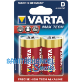 VARTA Batterie Max Tech LR20/D 1.5V (2St)