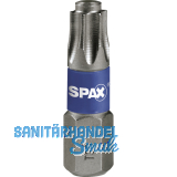 SPAX Bit-Einsatz T-Star 1/4\sechskant TX 30/25 mm Zapfenführung, Inhalt 5 Stück
