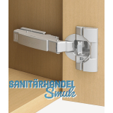 BLUM CLIP top Standardscharnier 110, gerade mit Feder, Einpressen
