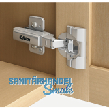 BLUM CLIP top BLUMOTION Profiltrscharnier 95, gerade, mit Feder, INSERTA