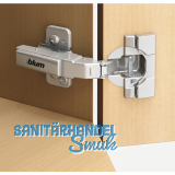 BLUM CLIP top Winkelscharnier 45, 95, max. aufschlagend, III, Schrauben