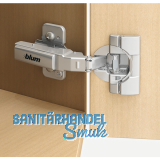 BLUM CLIP top BLUMOTION Winkelscharnier 30, max. aufschlagend, III, INSERTA