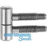 Einbohrband, 13 mm, Stahl RAL 9010