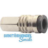 Euro Druckluft Kupplung aus Messing mit Innengewinde 1/2\"