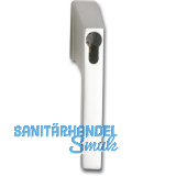 FSB Fenstergriff 34 3495 009 - fr PZ vorgerichtet, VK 7 x 34 mm, silber elox.
