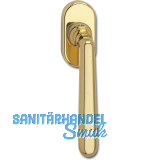 MARCHESI Fenstergriff ALT - WIEN - verdeckt geschr., VK 7 x 33 mm, Messing pol.