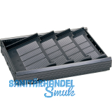 HETTICH SYSTEMA TOP 2000 Formularablage, Fcheranzahl 11, Kunststoff Alu-Finish