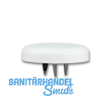 SECOTEC Gleitngel Puntak Kunststoff wei 27 mm SB-20 BL5