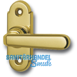 GRUNDMANN Fenstergriff ALT-WIEN 904 - sichtbar geschraubt, 7x33, Messing poliert