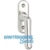 GRUNDMANN Fenstergriff WG ELEGANT 504 - gerade, VK 7 x 35 mm, Alu poliert