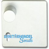 GRUNDMANN Wechselgarnitur GEOS 1754/D55K m Breitschild PZ88, rechts,silber elox