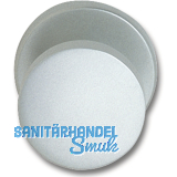 SCH-LINE Trknopf SCH-LINE Flachform - auf Ros.,  44 mm fest, silber elox.