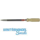 STUBAI Hohldreikantschaber Spezialstahl verzinkt Lnge 150 mm