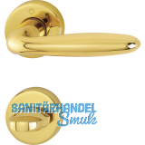 HOPPE Drckergt. VERONA - auf Ros. BB, TS 39 - 47, Messing verchromt matt