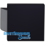 KWS Plattengriff SARAH - 150 x 150 x 18mm, Alu silber elox./schwarz