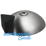 Bodentrpuffer - Bodenpl.  60 mm, Anschlagh. 17 mm, Edelstahl matt