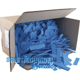 GLUSKE BKV Gitterklotz 100 x 40 x 2 aus Kunststoff blau (Verglasungsklotz)