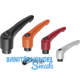 Kipp Klemmhebel mit Gewindestift M 10 x 15 mm