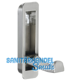 Klapphaken Votan zum Einlassen - 1 Haken, Hhe 80 mm, ZN Edelstahl Effekt