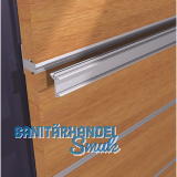 Wall Sys Tablar-/Korpustrger 34 mm, zum Einhngen, Aluminium natur eloxiert