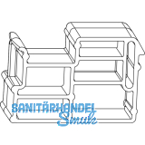 MACO Fiber-Therm Grundkrper Verbreiterungsverbinder 140 mm, silber (455125)