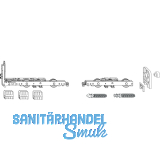 MACO HS Grundkarton Laufwagen 300 kg, ohne Brsten, silber (103063)