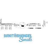 MACO HS Grundkarton Laufwagen 300 kg, mit Brsten, silber (103065)