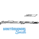 MACO MT Kippverschluss unten fr Fenster, FFH 500-1800 mm (52432)