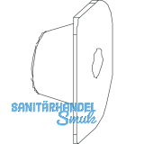 MACO Aufsteckhlse f. 3-flg. Fenster f. Verschlusszapfen (94031)