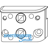 MACO Zwischengetriebe, DM -3,5 mm, Falzluft 4 mm, berschlag 15 mm, 9V (10945)