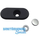 Magnet fr Reedkontakt KFV Genius, oval zum Einstecken in Bolzenschliestcke