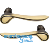 MARCHESI Drckerpaar KLN, Messing patiniert