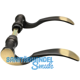 MARCHESI Drckerpaar LFFELFORM, Messing patiniert