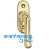 MARCHESI Fenstergriff ELEGANT - sichtbar geschraubt, 7x35, Messing poliert