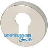 MARCHESI Zylinderrosette PZ, -FH,  50 mm, Hhe 11 mm, Edelstahl