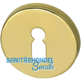 MARCHESI Schlsselrosette BB,  50 mm, Messing poliert, verdeckt