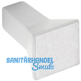 Knopf Flora Breite 15 mm, Tiefe 24 mm, ZN Edelstahl Effekt