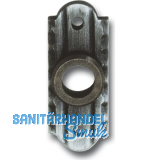 SCHSSWENDER Ovalrosette 28 x 70 mm, Ansatz 18 mm, verzinkt patiniert