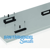 PS40 PS10 Clipteil Befestigung der - Laufschiene, Schrauben, Kunststoff schwarz