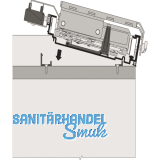 PS40 - Laufschiene oben, 3850 auf Ma, Aluminium natur eloxiert