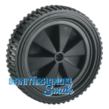PVC-Rad schwarz mit Stollenprofil 150 x 32 x 12 mm Nabenbreite 34 mm