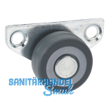 Parkett-Seitenrolle 30x14mm, TPE-Rad grau