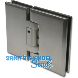 Pendeltrbeschlag Chalet-PT Glas-Glas m. Feststell. 90, Edelstahl-Effekt