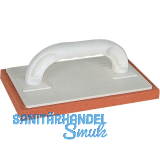 KAUFMANN Reibbrett mit 20 mm Schwammgummibelag feinporig 240 x 150 mm