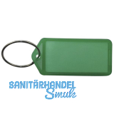 Schlüsselanhänger -  mit Papiereinlage, Kunststoff transparent grün